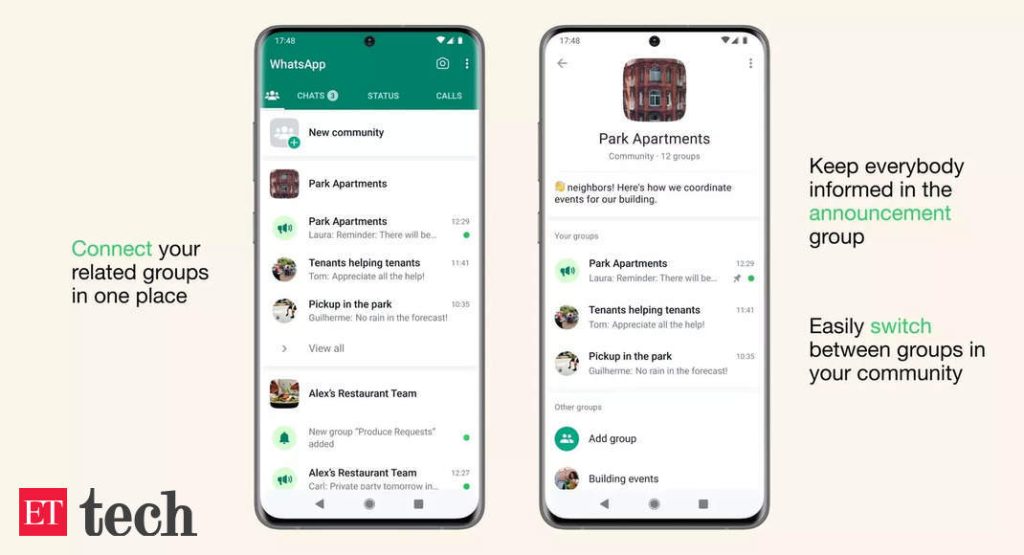 meta-announces-whatsapp-communities,-32-person-video-calling,-polls-and-more