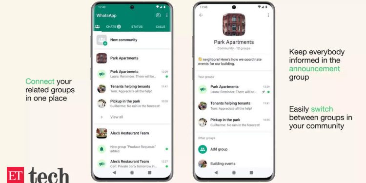 meta-announces-whatsapp-communities,-32-person-video-calling,-polls-and-more