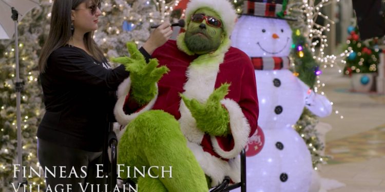 video:-holiday-film-puts-a-wrap-on-village-green-shopping-centre's-grinchy-villain