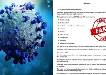 fact-check:-health-ministry-labels-xbb-variant-messages-as-fake,-misleading
