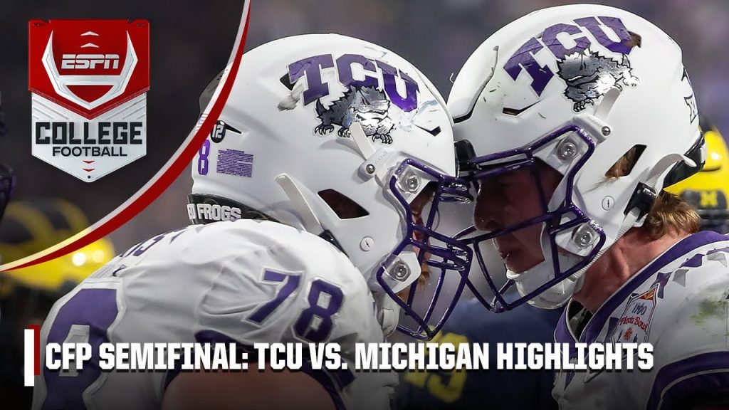 fiesta-bowl:-tcu-horned-frogs-vs.-michigan-wolverines-|-college-football-playoff