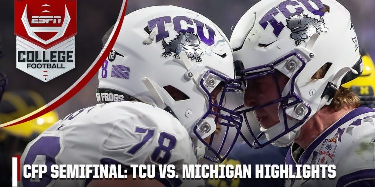fiesta-bowl:-tcu-horned-frogs-vs.-michigan-wolverines-|-college-football-playoff