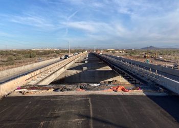 as-new-bridge-comes-together-over-gila-river,-traffic-delays-expected-–-ktar-news