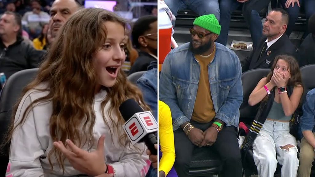 young-fan-calls-sitting-next-to-lebron-the-greatest-moment-in-her-life-|-nba-on-espn