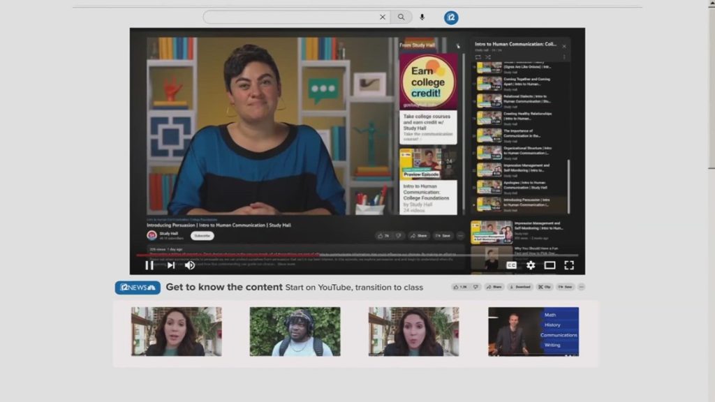 earn-college-credits-on-youtube-|-12news.com