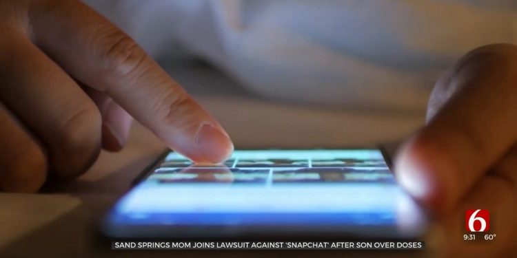 sand-springs-mom-joins-lawsuit-against-snapchat-after-son-overdoses-–-news-9
