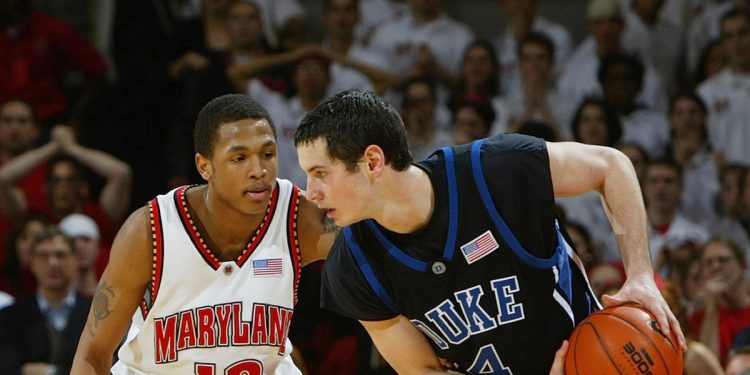youtube-gold:-jj-redick-lights-up-maryland-–-duke-basketball-report