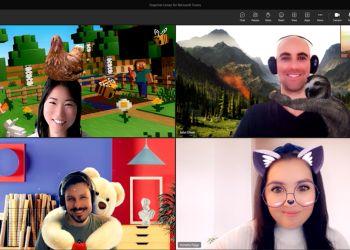 sick-of-microsoft-teams-virtual-backgrounds?-you-can-now-use-snapchat-lenses-instead
