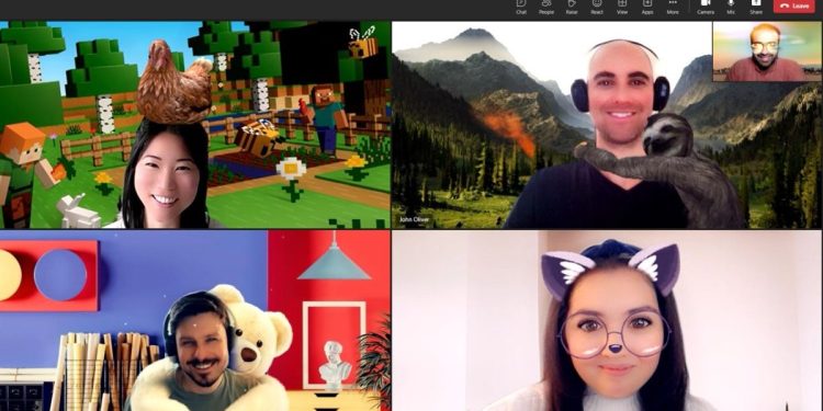 sorry-students,-these-goofy-snapchat-lenses-in-microsoft-teams-are-for-professional-use-only