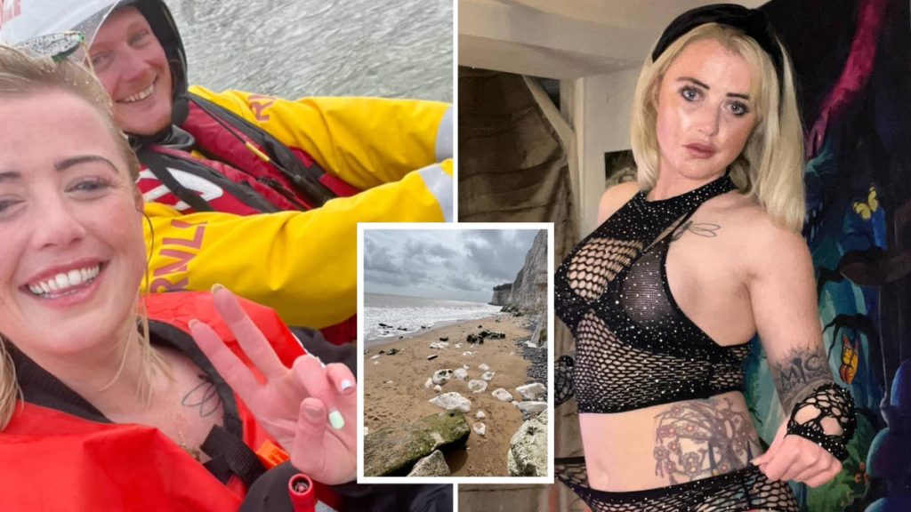 onlyfans-model-taking-scantily-clad-pics-in-cave-has-to-be-rescued-by-rnli-after-tide-comes-in-–-lbc