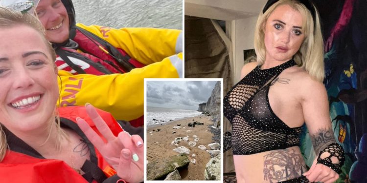 onlyfans-model-taking-scantily-clad-pics-in-cave-has-to-be-rescued-by-rnli-after-tide-comes-in-–-lbc