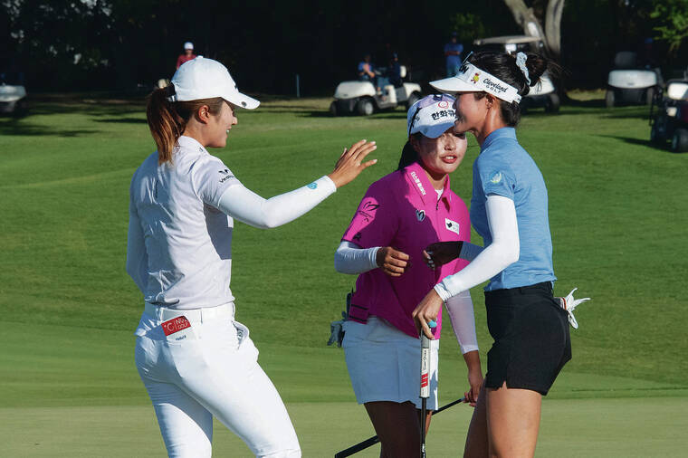 clubhouse-leader-at-64,-yu-liu-pleased-despite-lotte-playoff-loss-|-honolulu-star-advertiser
