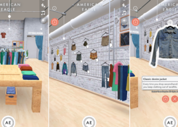 american-eagle-uses-ar-snapchat-lens-to-promote-secondhand,-sustainable-clothing-shop
