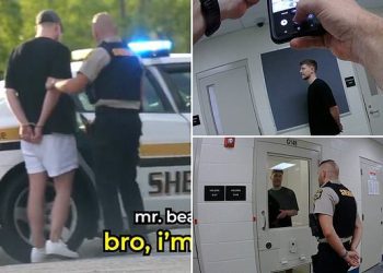 moment-youtube-megastar-mrbeast-is-handcuffed-and-arrested-by-cops-who-threw-him-in-a-…