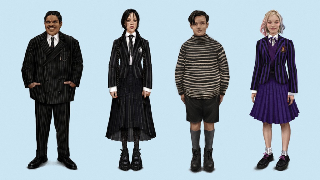 the-wardrobe-of-'wednesday':-“an-homage-to-a-schoolboy-kind-of-look”-–-the-hollywood-reporter