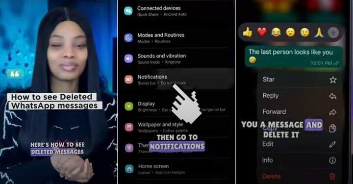 “i-have-confirmed-it”:-lady-exposes-trick-to-see-deleted-messages-on-whatsapp,-video-…