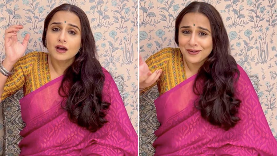 vidya-balan-posts-a-funny-version-of-lakdi-ki-kathi-on-instagram-–-telegraph-india