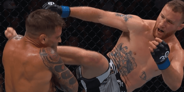 twitter-reacts-to-justin-gaethje's-insane-ko-of-dustin-poirier-to-win-'bmf'-title-at-ufc-291