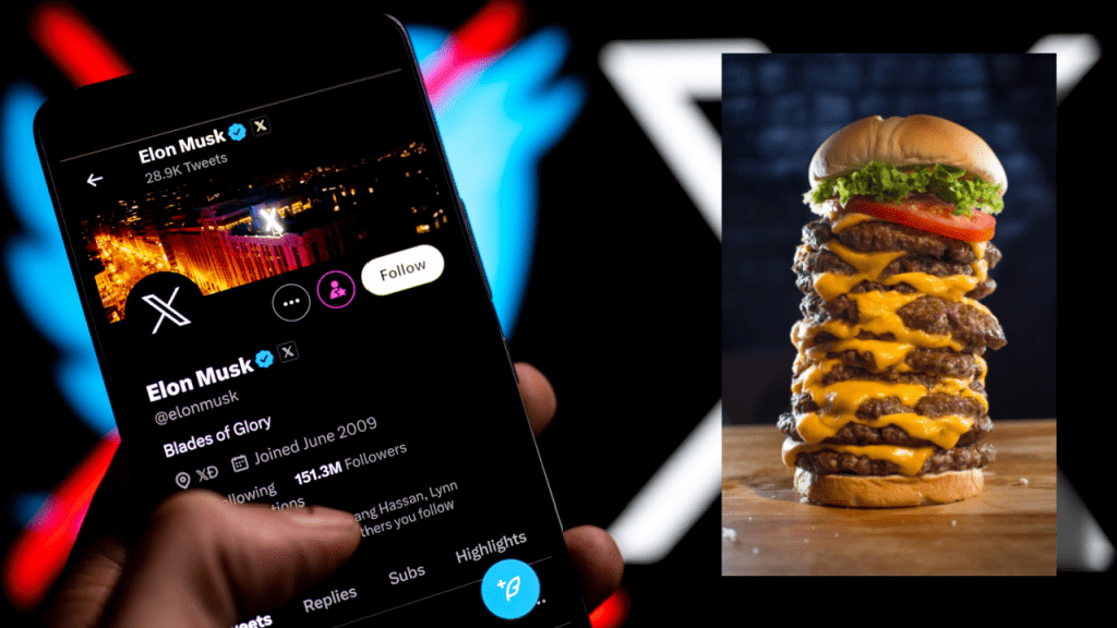 burger-chain-unveils-monstrous-10-patty-burger-in-orlando-to-honor-twitter's-name-change-to-x