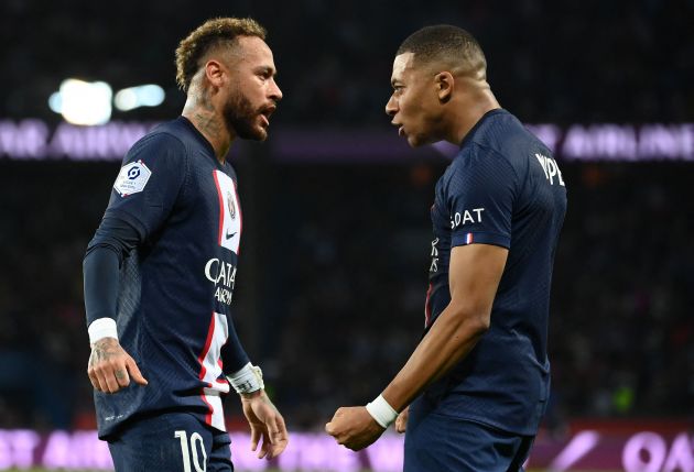 mbappe-displeased-by-neymar's-instagram-'like'-resulting-in-brazilian's-psg-exit-–-report