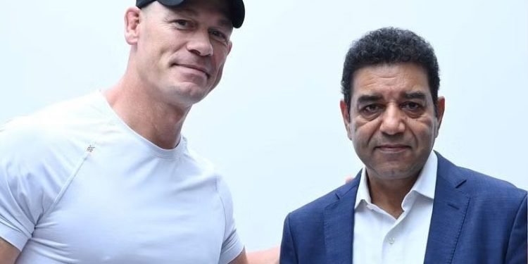 john-cena-linked-up-with-megastar-karthi-and-rajesh-kaul-before-of-wwe-superstar-spectacle