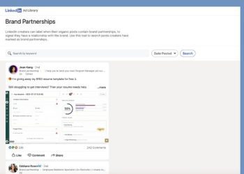 linkedin-adds-new-branded-content-library,-listing-all-influencer-campaigns-in-the-app
