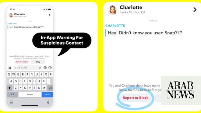 snapchat-announces-new-safety-features-to-protect-teenagers-–-arab-news