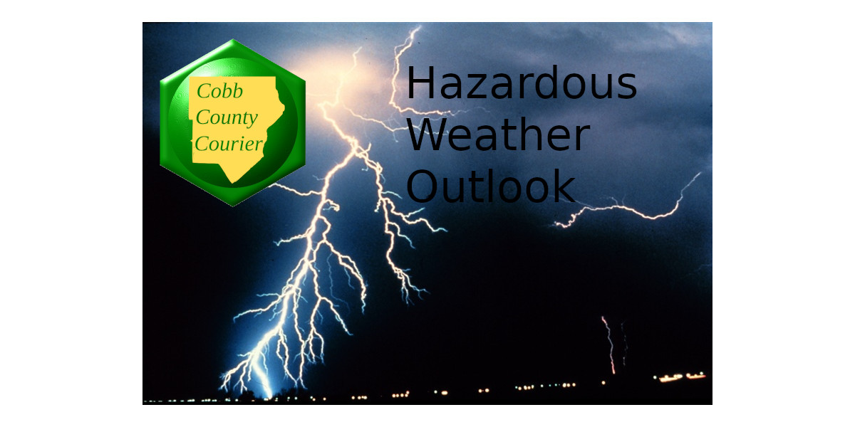hazardous-weather-outlook-issued-for-cobb-county:-chance-of-isolated-thunderstorms