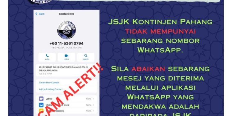 quickcheck:-is-it-true-that-the-pahang-ccid-has-a-whatsapp-account?-–-the-star