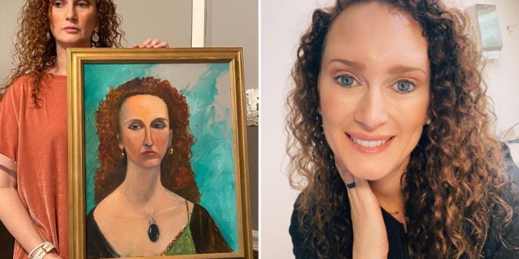 i-was-shocked-to-discover-a-vintage-painting-online-that-looks-just-like-me-—-i-had-to-buy-it-–-ny-post