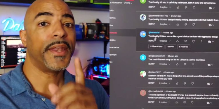 creality-slammed-for-allegedly-spamming-youtube-video-with-botted-comments-–-dexerto