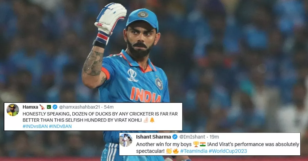 mixed-reactions-from-fans-as-virat-kohli-hits-century-against-bangladesh-in-icc-cricket-…