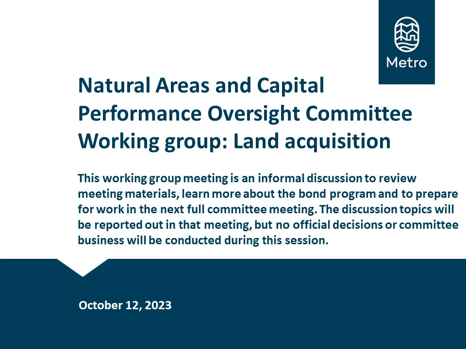 october-12,-2023:-parks-and-nature-oversight-committee-land-acquisition-working-group-meeting