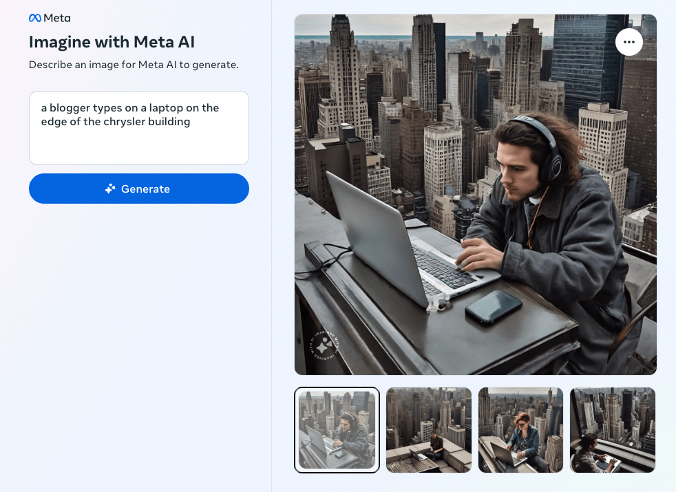 meta-publicly-launches-ai-image-generator-trained-on-your-facebook,-instagram-photos