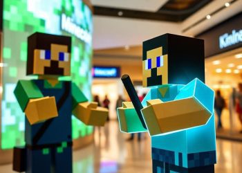 minecraft-holograms-invade-malls:-interactive-characters-come-to-life!-–-glass-almanac