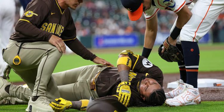 padres’-luis-arraez-released-from-hospital,-rejoins-team-after-scary-collision-in-win-over-astros