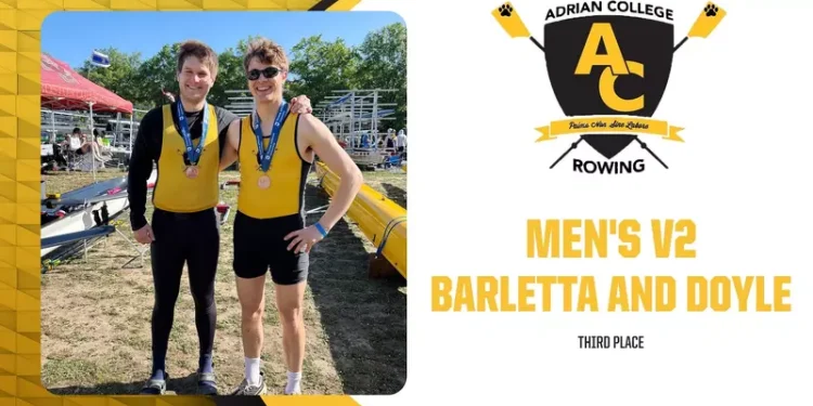 doyle-and-barletta-lead-rowing-in-final-event-with-third-place-finish-–-adrian-college