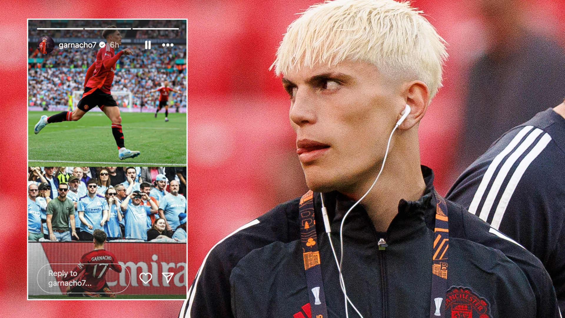 garnacho-shares-cryptic-post-before-being-left-out-of-man-utd-starting-xi-–-the-sun