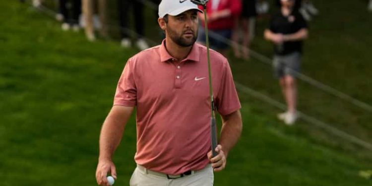 scottie-scheffler-has-flawless-card-and-surges-into-lead-at-the-memorial