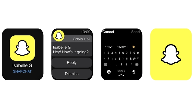 snapchat-app-now-available-on-apple-watch-–-iclarified