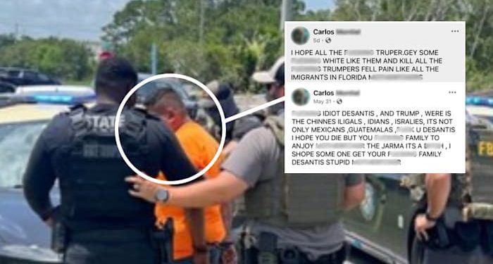 ‘criminal-alien’-arrested-in-daytona-beach-over-death-wish-for-desantis,-‘trumpers’