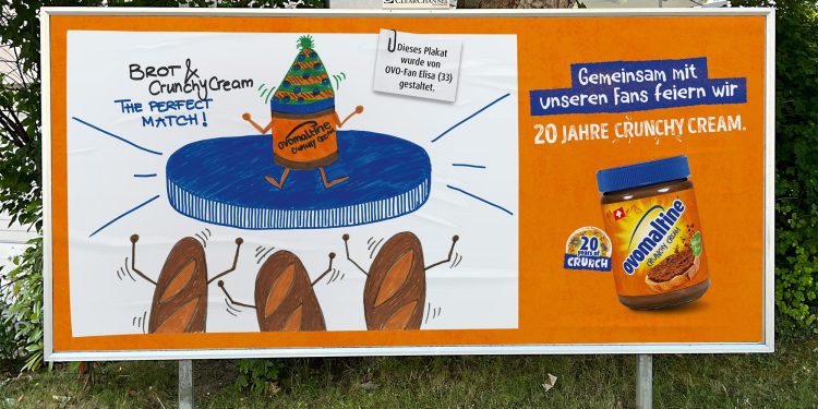 wirz-lasst-ovo-fans-plakate-fur-ovo-crunchy-cream-gestalten-–-horizont