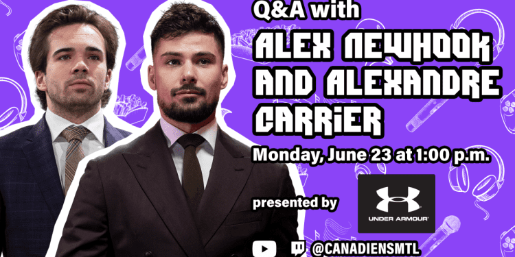 online-q&a-with-newhook-and-carrier-on-monday-afternoon-|-montreal-canadiens
