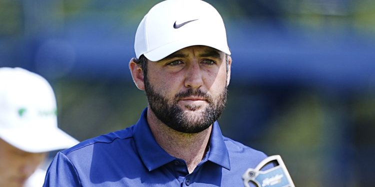 bmw-championship:-scottie-scheffler-takes-early-clubhouse-lead,-outscoring-returning-rory-mcilroy