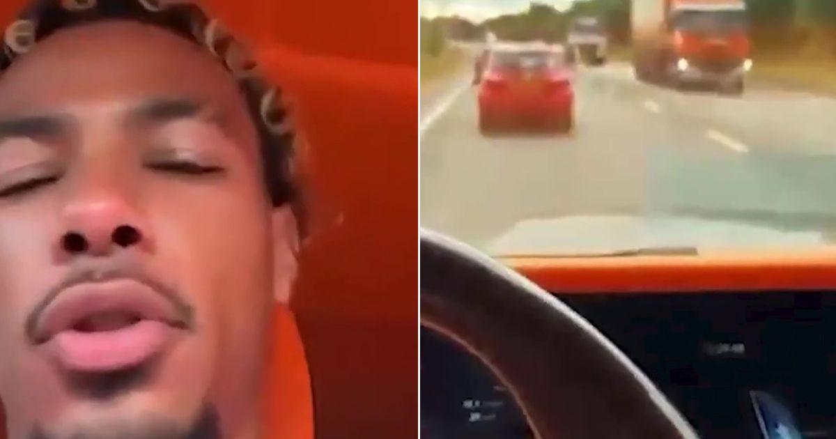 idiot-liverpool-star-films-himself-on-his-phone-driving-200k-merc-before-snapchat-post