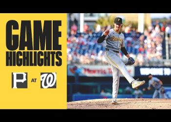 bubba-chandler-dazzles-in-second-career-start-|-pirates-at-nationals-game-highlights-(9/13/25)