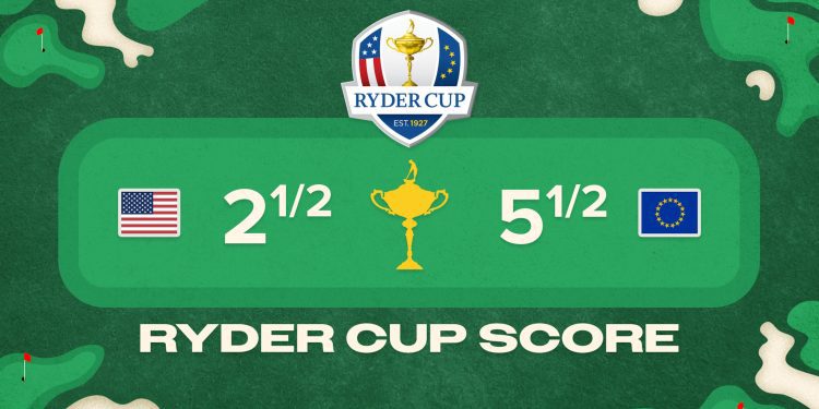 ryder-cup-2025-leaderboard,-friday-scores,-top-pairings-and-twitter-reaction