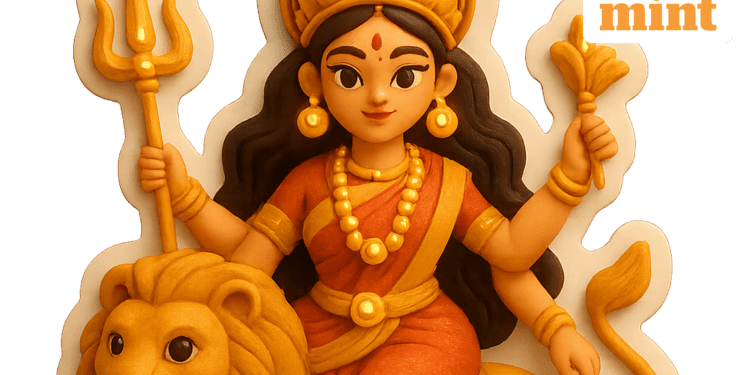 durga-puja-2025:-create-stunning-navratri-stickers-for-whatsapp-with-chatgpt-–-mint