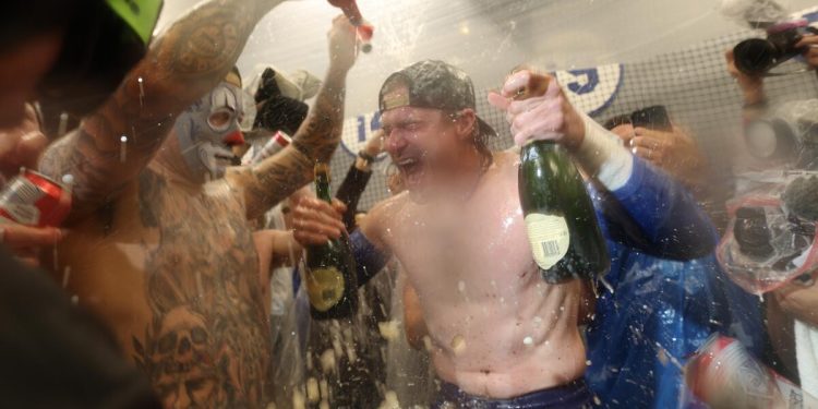 another-champagne-celebration-for-the-dodgers,-who-still-want-one-more