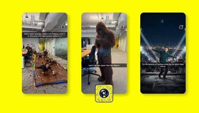 snapchat-makes-its-first-open-prompt-ai-lens-available-for-free-in-the-us-–-businessghana